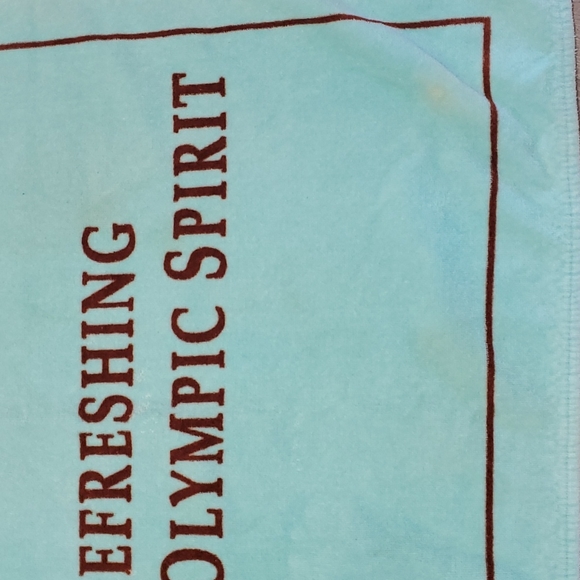 Vintage Coca- Cola Atlanta 1996 beach towel cotton - Picture 3 of 7